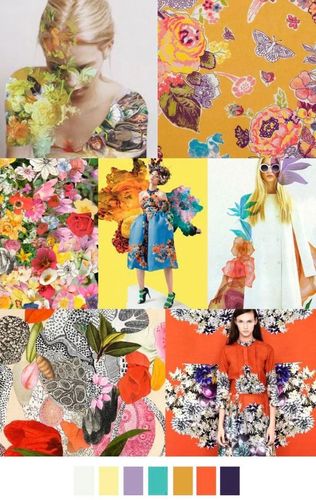 2022春夏图案印花流行趋势:繁花似锦