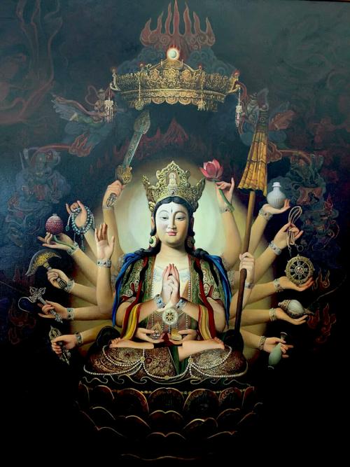 分享一些准提菩萨的精美图片