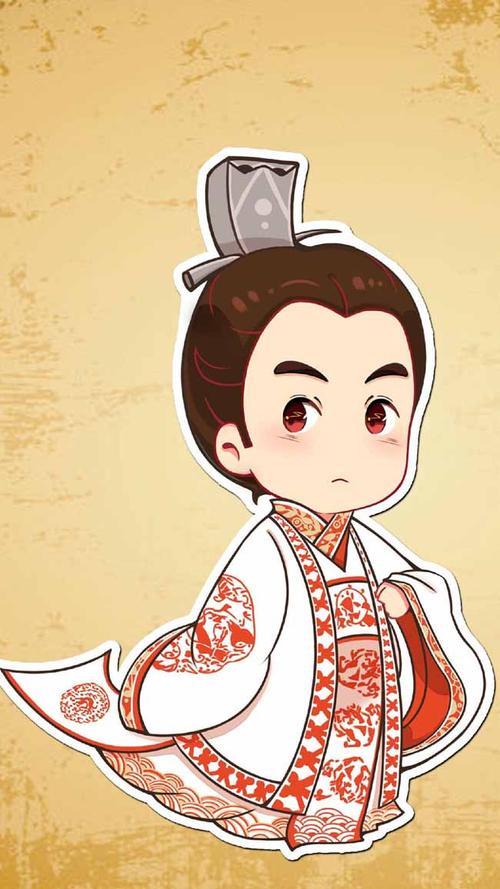 皇帝皇上动漫q版贴纸图片漫品购mg动画短片素材源