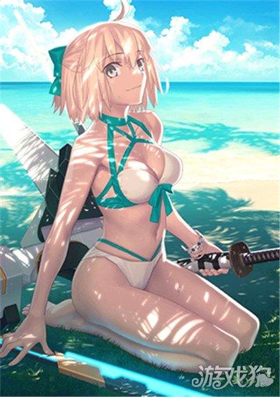 fgo泳装冲田总司满破立绘欣赏泳装总司有哪些立绘