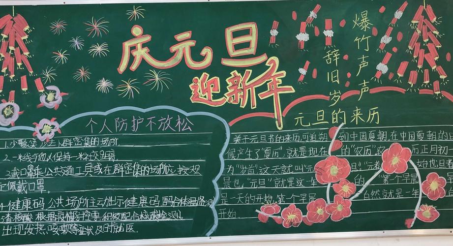 "启航2021"黑板报展示