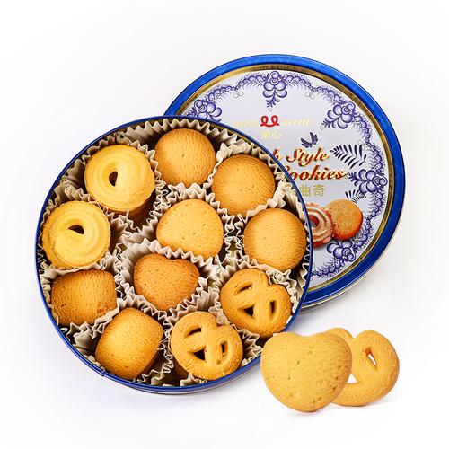 荣心丹麦黄油曲奇饼干精美铁盒320g