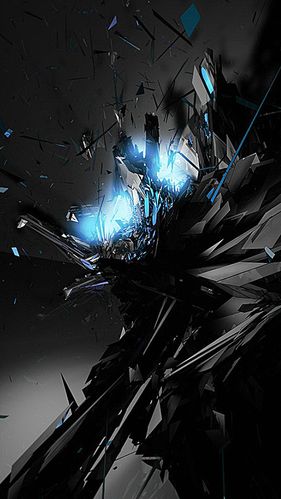 黑色 蓝色 机械 科技 科幻 h5 h5 科技感 科技风 高科技 商务