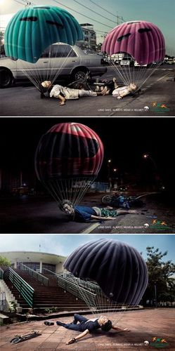 always wear a helmet.