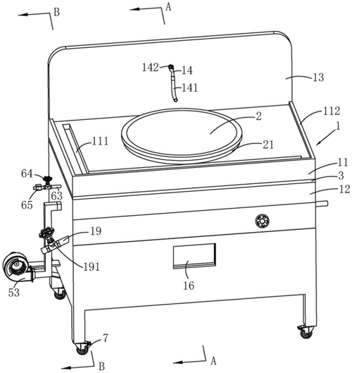 燃气鼓风大锅灶的制作方法