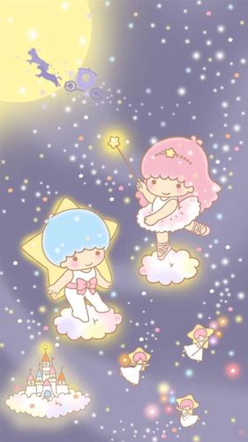 平铺 萌物 软妹 少女心 粉色 卡通 可爱 人物 萌萌的 手机壁纸 背景
