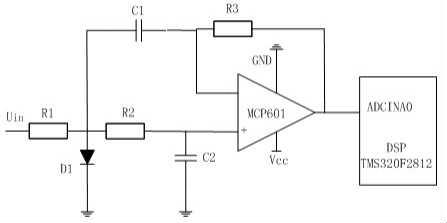 附图说明   图i为本发明一种直线位移传感器原理图;   图中:1,电源