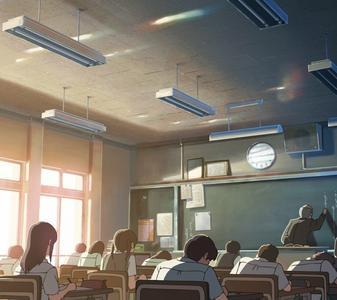 有没有一张教室里上课的图片(卡通或动漫都行) .