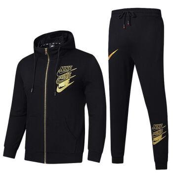 nike耐克富套装男装2021春季新款运动服跑步夹克男士休闲装外套长裤