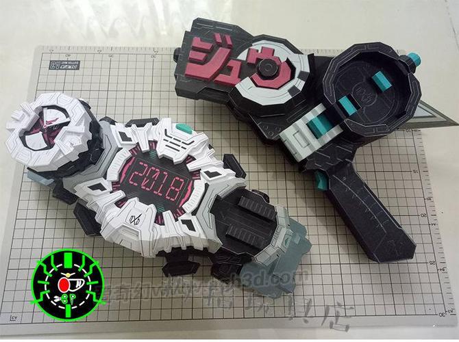 平城合集假面骑士驱动器腰带可穿戴甲斗电王爱奇幻3d纸模型diy定制