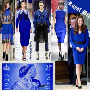 皇家蓝royal blue强势来袭 今冬潮流搭配风向标