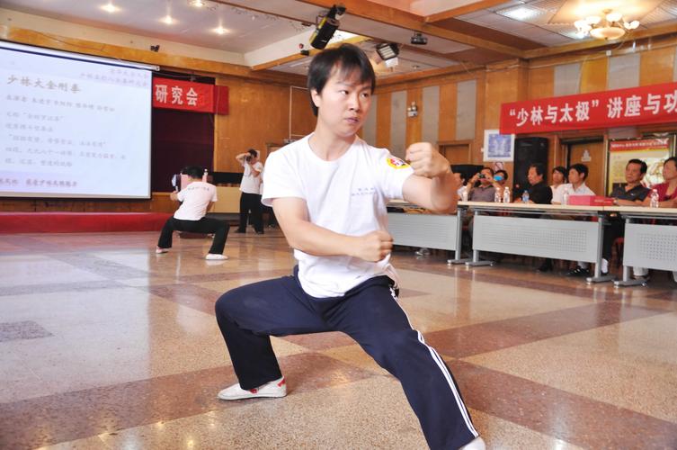 《少林大金刚拳》一,二两段表演; 秦庆丰武术文化研究院; 少林金刚拳