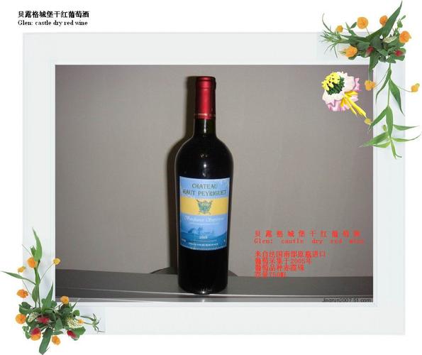 贝露格城堡干红葡萄酒  glen:&nbsp;castle&nbsp
