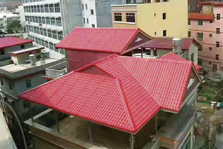 屋顶露台凉亭为何选树脂瓦?