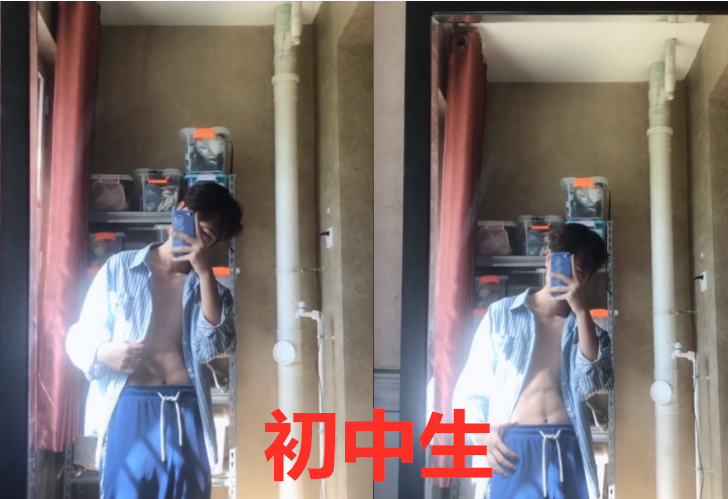 "炫腹肌"也分等级?小学生vs初中生,看到大学生:你是咋做到的?