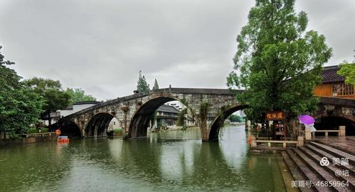 松江大仓桥,这里河二岸原来有粮仓而得名大仓