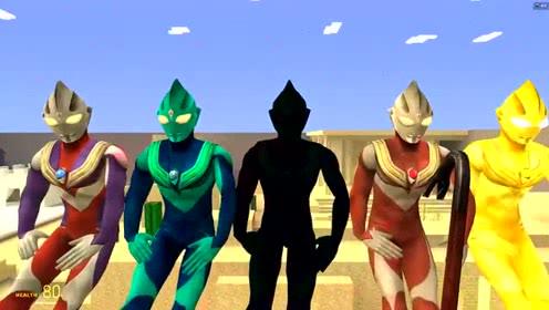 奥特曼:迪迦奥特曼五兄弟集合