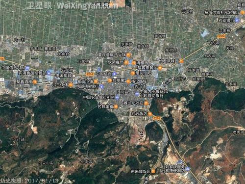 通海县卫星高清地图