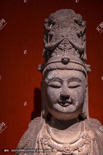 隋代大势至菩萨石像