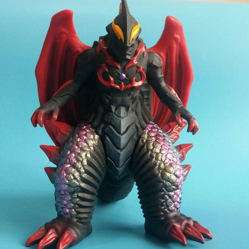 奥特曼怪兽dx奇美拉贝洛斯大号软胶万代正品玩具17703贝利亚合体