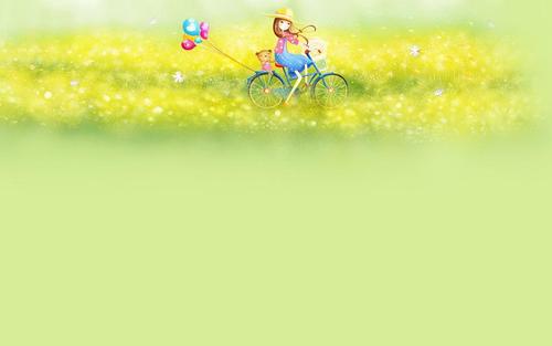 非主流小清新唯美背景,高清壁纸图片,矢量图-回车桌面