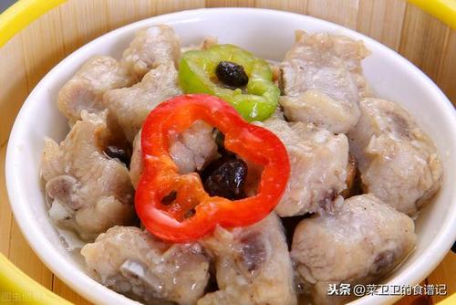 经典粤菜之豆豉蒸排骨的家常版简单蒸一蒸蒸出来排骨咸香入味