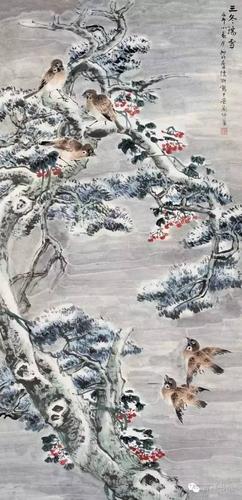 中国名家松百图,松柏之志!