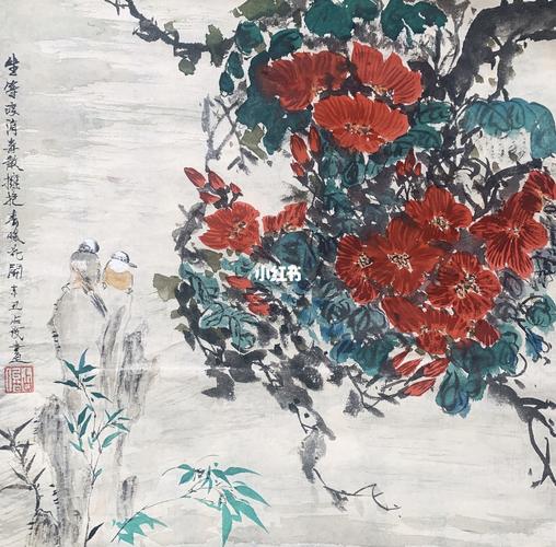 国画小品之抗疫原创花鸟主题篇_国画_文化_绘画