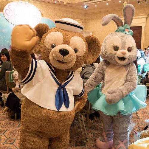 迪士尼海洋又出新角色!stellalou达菲熊的新朋友可爱登场