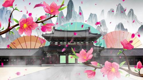 《声声慢》唯美古风歌曲配乐背景视频_1920x1080_高清