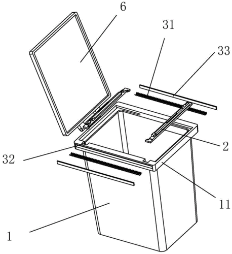 一种可伸缩套袋的垃圾桶的制作方法