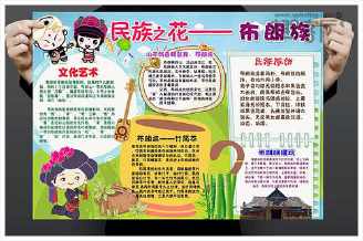 民族服饰与帽子手抄报 民族手抄报