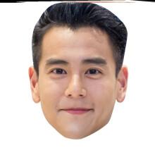 抖音同款人脸面罩面具彭于晏脸头像邓伦易烊千玺口罩王嘉尔头套个性