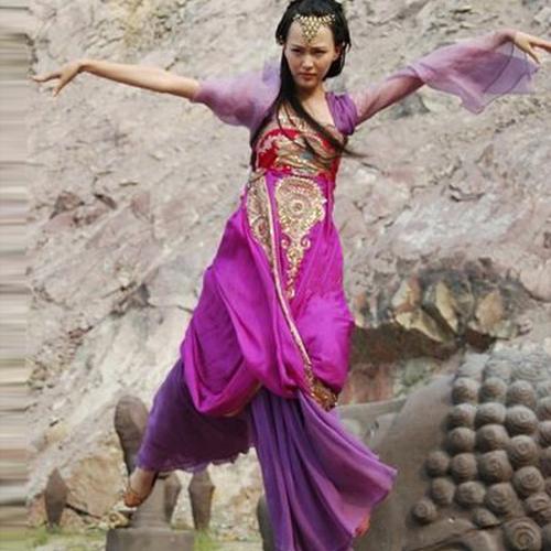 唐风汉服实拍古装/影视剧仙剑奇侠传3紫萱cosplay古装/演出服 258