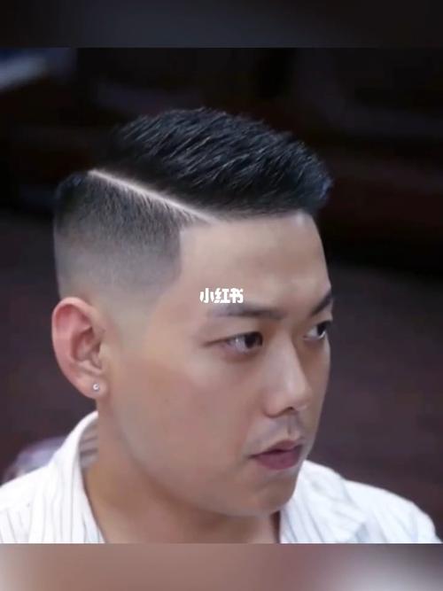 侧背头#男士短发#英德极简造型#男士发型#_背头_男士发型_短发_极简风