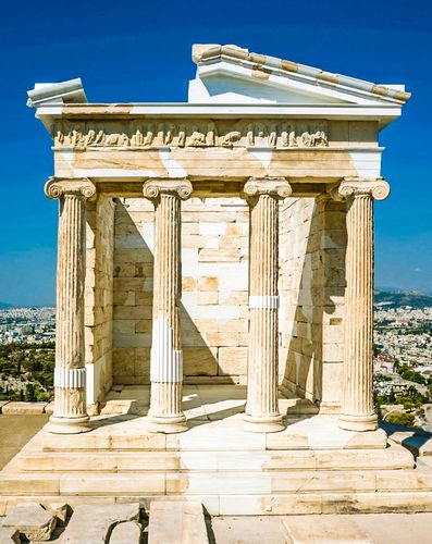 雅典娜胜利女神神庙正面