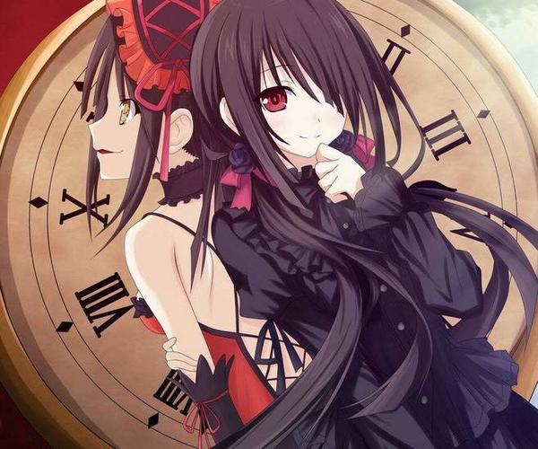 时崎狂三 约会大作战 黑发 双马尾 动漫 二次元