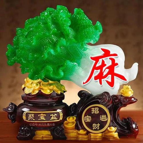 2021"聚宝盆"发财姓氏头像丨张张精品,招财进宝,牛年大发