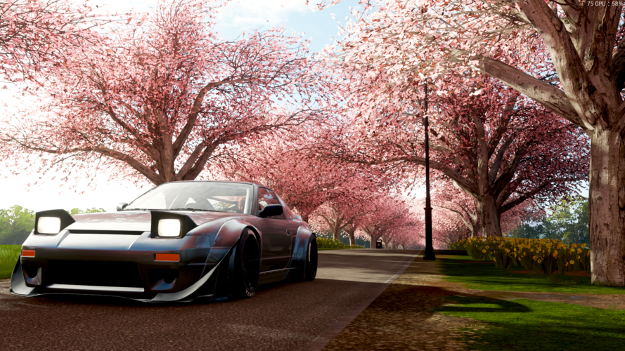 (樱花 花海 篇)极限竞速 地平线4个人摄影作品分享