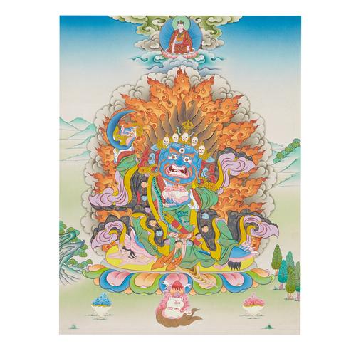 多吉巴登《二臂玛哈嘎拉》