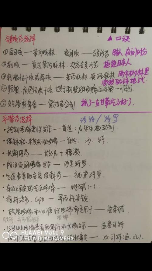 临床药学手写笔记