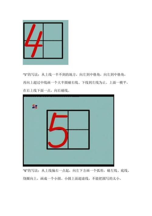 数字的正确写法