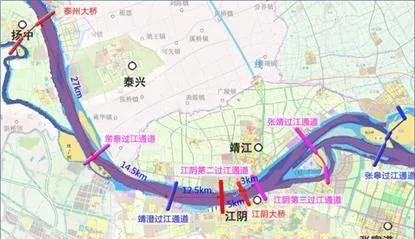 江苏在建全国第二大长江隧道为公铁两用江阴大桥将有效减负