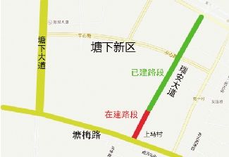 塘梅路至塘下新区又多一条主干道