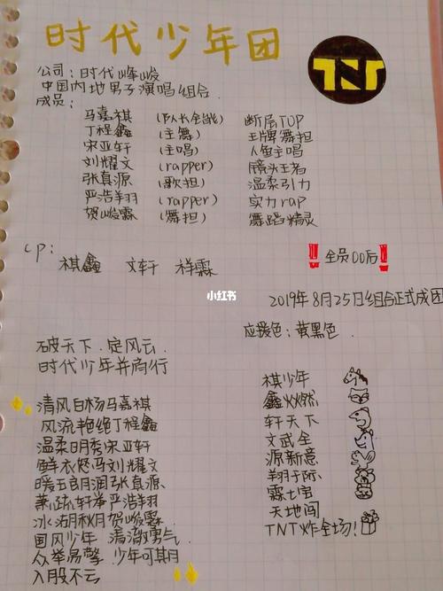 tnt时代少年团.手帐_手帐_再见2020,你好2021_兴趣爱好_文具手账
