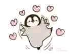 喜欢可爱的表情包啊,卖萌(     比心系列