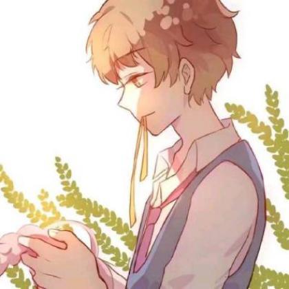 卡通头像 一男一女仰望的