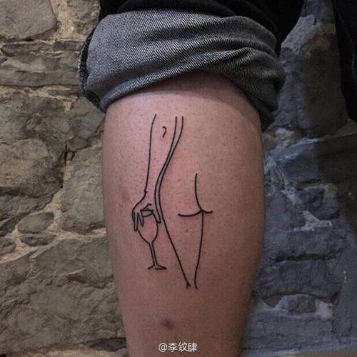 网红纹身 线条纹身 纹身 刺青 纹身图案 武汉纹身 小图纹身