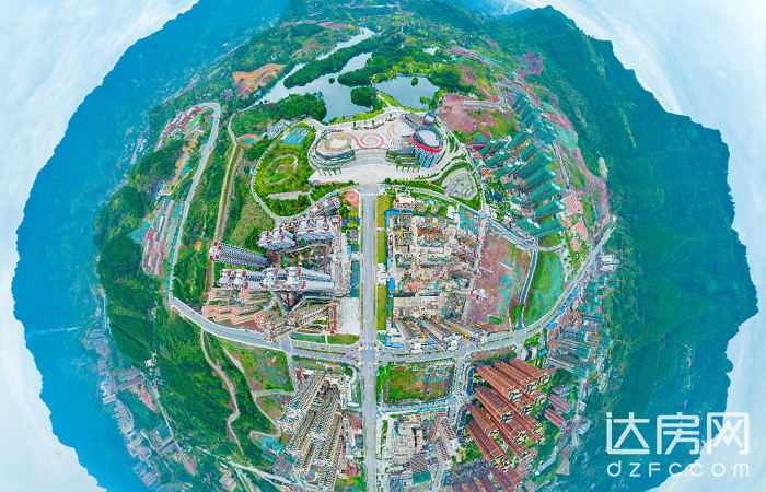 城市建筑聚集丨达州莲花湖的"城市生长",你们觉得还需要什么?