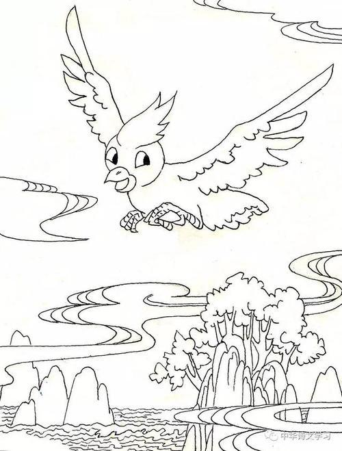 原创漫画打油诗精卫填海轻松讲述成语背后的典故